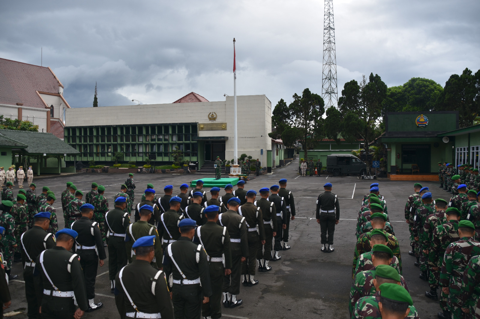 Mantapkan Kualitas Pengabdian, Korem 073/Makutarama Gelar Upacara Mingguan Setiap Hari Senin